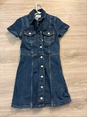 Reformation Kent Denim Mini Dress